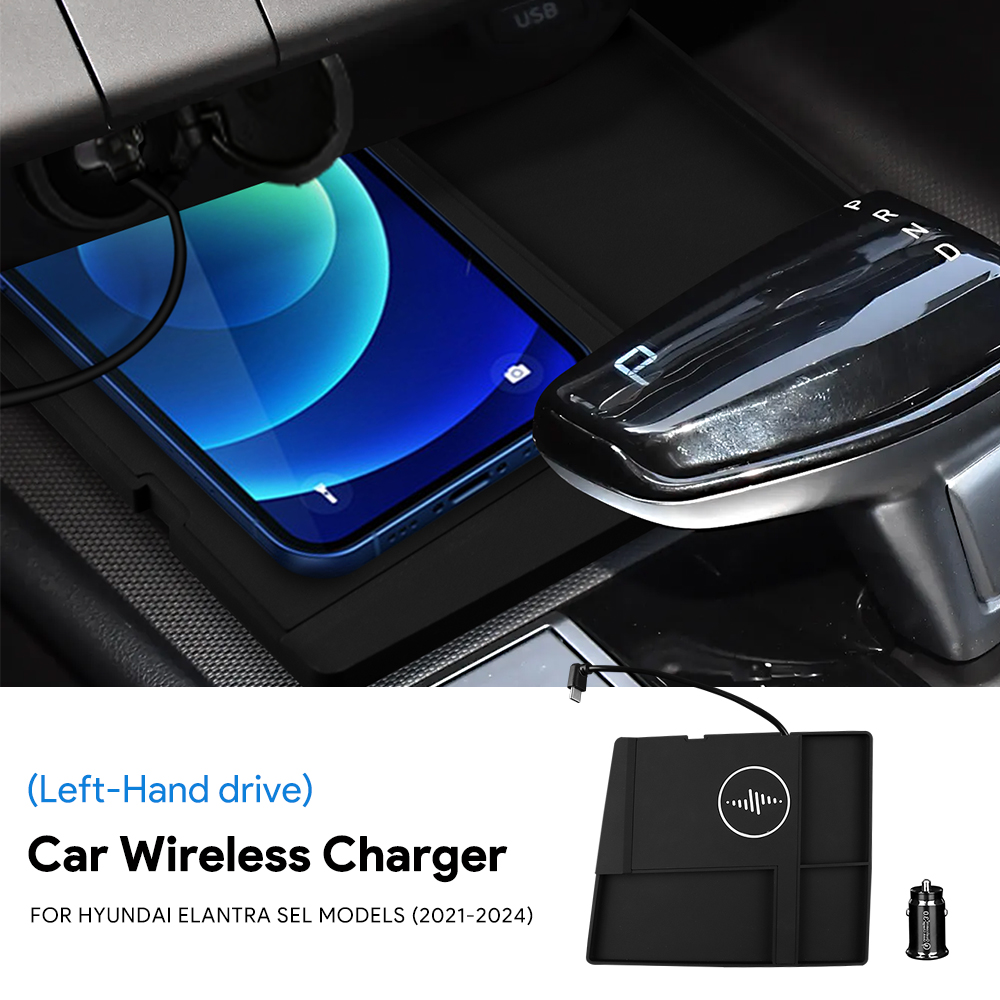 Wireless Phone Charger Pad - For Hyundai Elantra SEL Avante CN7