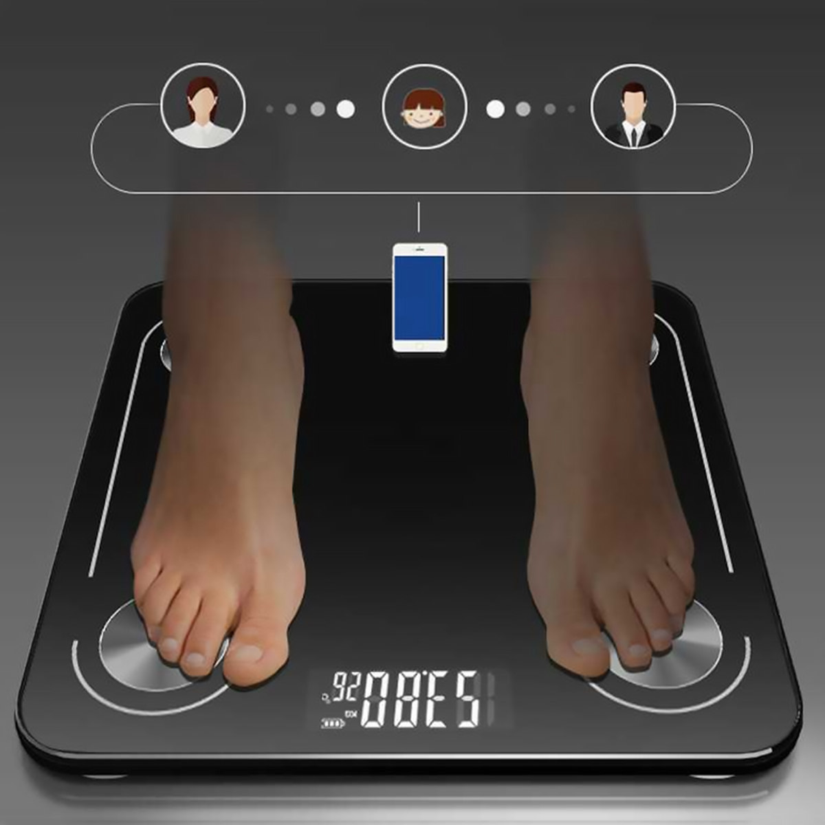 Intelligent Body Fat Scale Tem - đánh giá và giá Body Fat Scale Smart