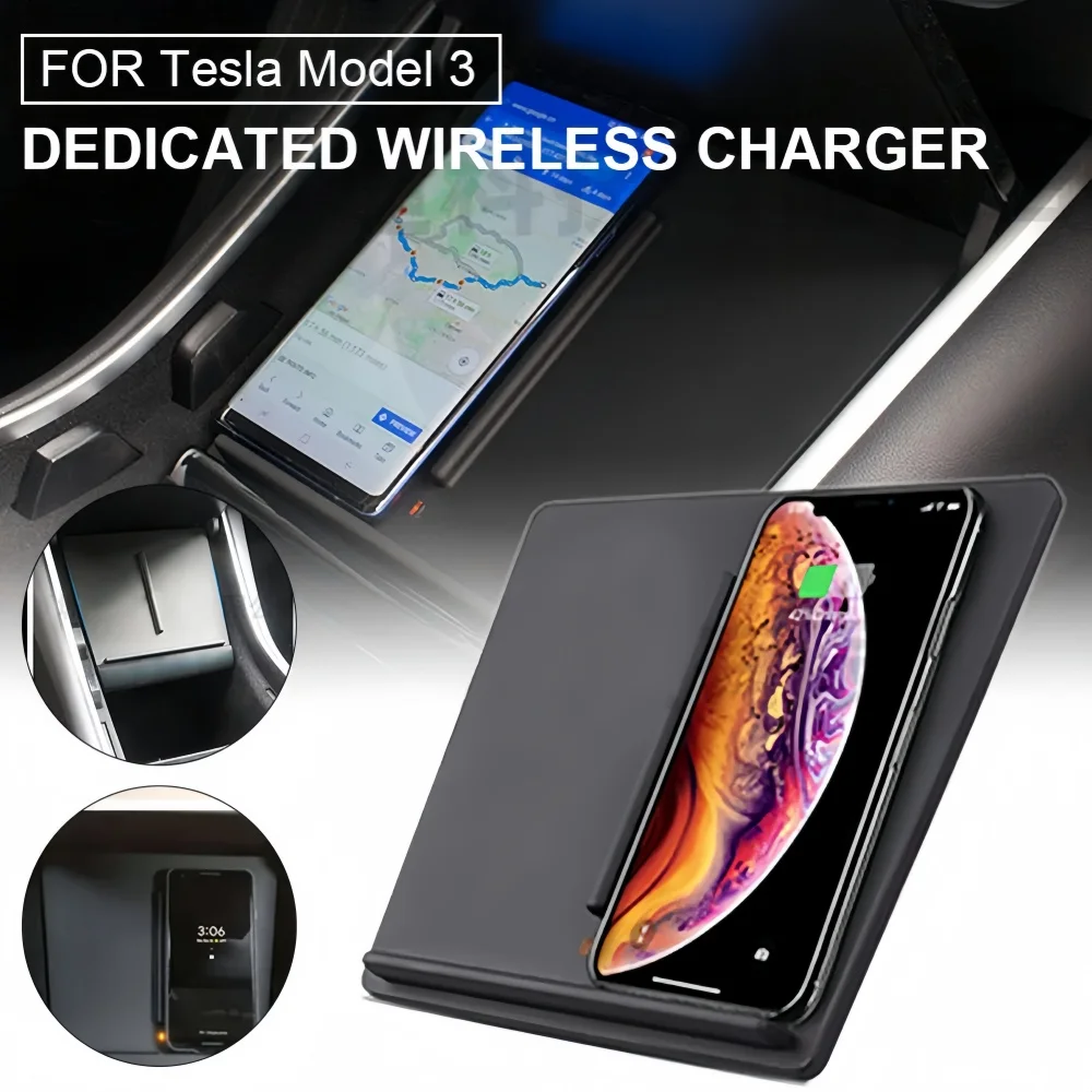 Wireless Car Charger for Tesla - đánh giá và giá Wireless Phone Charger Pad
