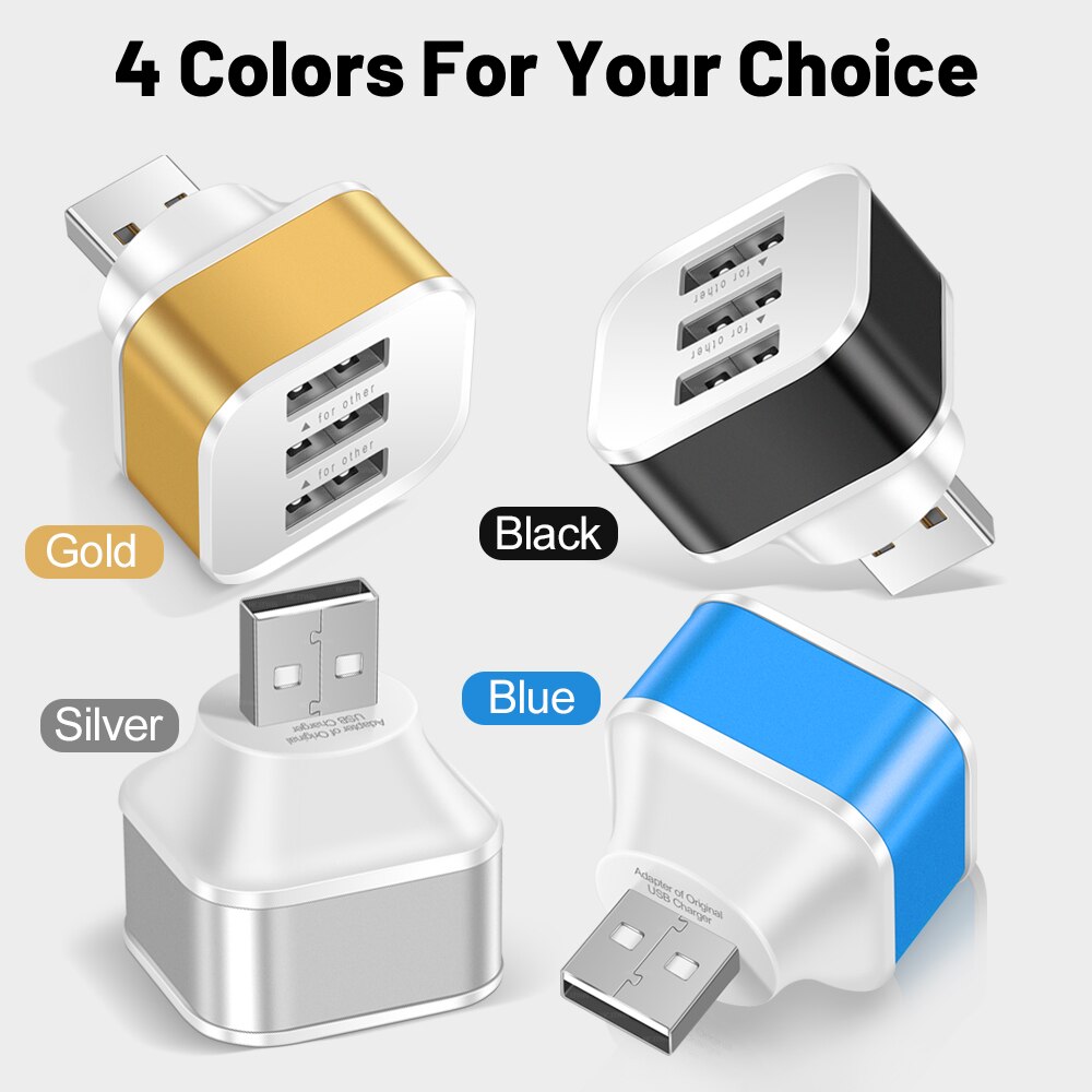 3 cổng USB khe cắm Adapter USB - đánh giá và giá Electronics Gadgets For Car