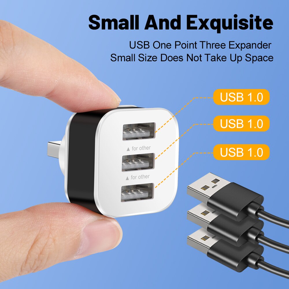 3 cổng USB khe cắm Adapter USB - đánh giá và giá Electronics Gadgets For Car