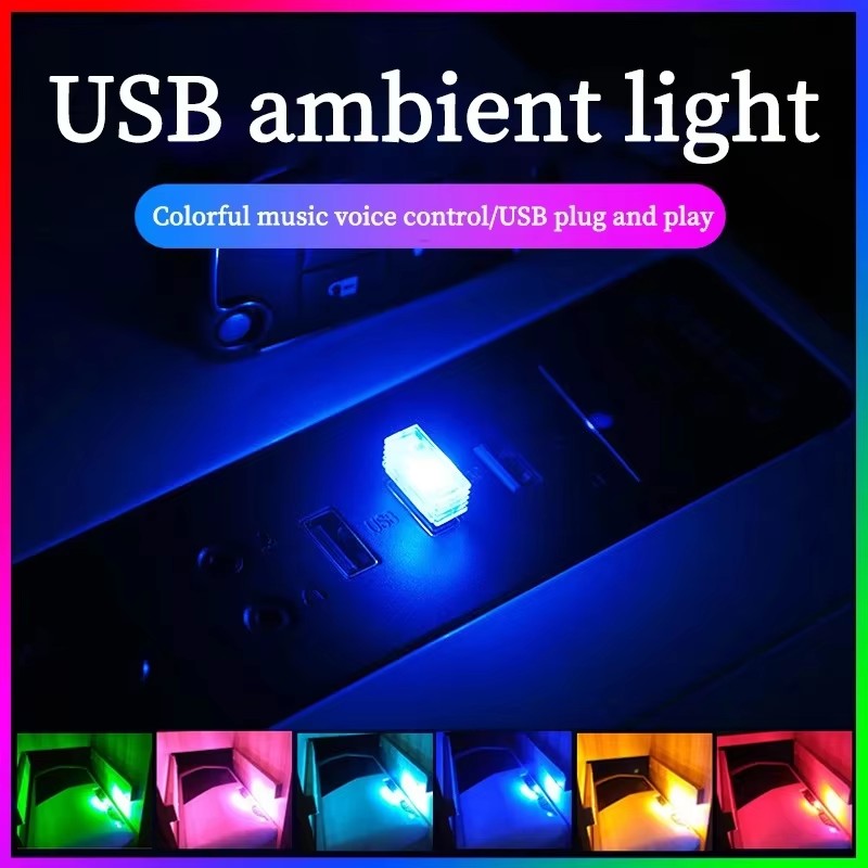 1/4pc Mini USB LED Car Light A - đánh giá và giá Electronics Gadgets For Car