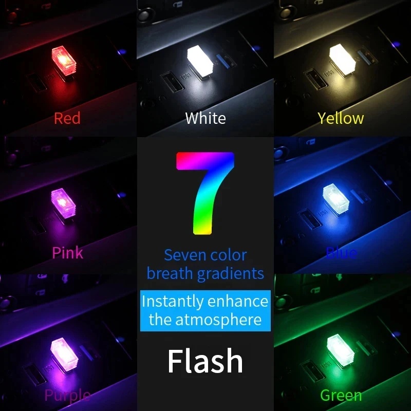 1/4pc Mini USB LED Car Light A - đánh giá và giá Electronics Gadgets For Car