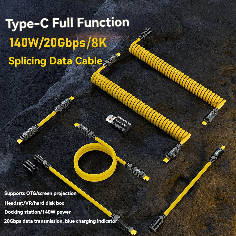 7in1 USB C Geek Data Cable DIY - đánh giá và giá Diy Electronics Gadgets