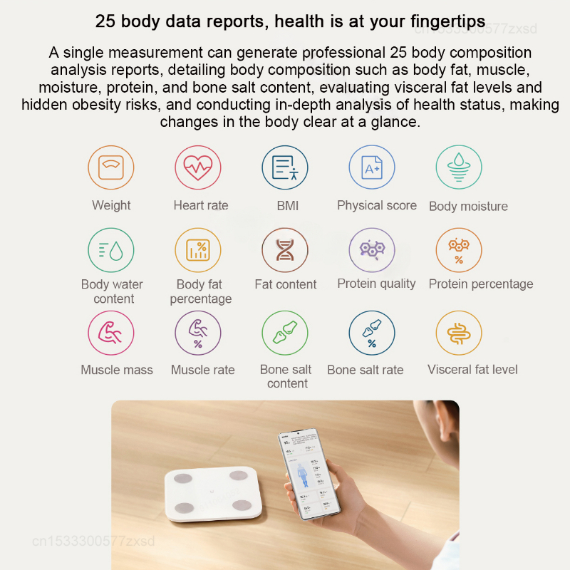 Mijia Body Fat Scale S400 Blue - đánh giá và giá Body Fat Scale Smart