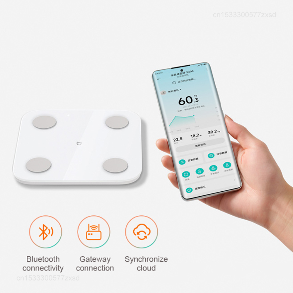 Mijia Body Fat Scale S400 Blue - đánh giá và giá Body Fat Scale Smart
