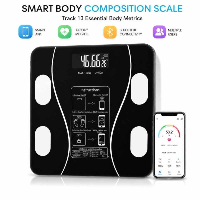Smart Bluetooth Body Fat Scale - đánh giá và giá Body Fat Scale Smart