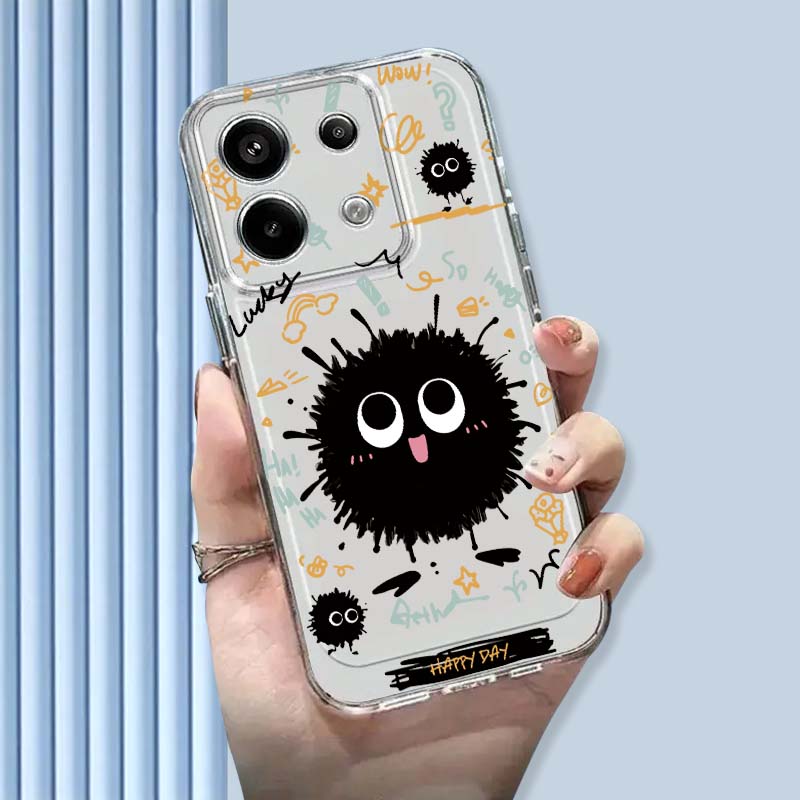 Cute Coal Ball Pattern For Xia - đánh giá và giá Xiaomi Poco X6