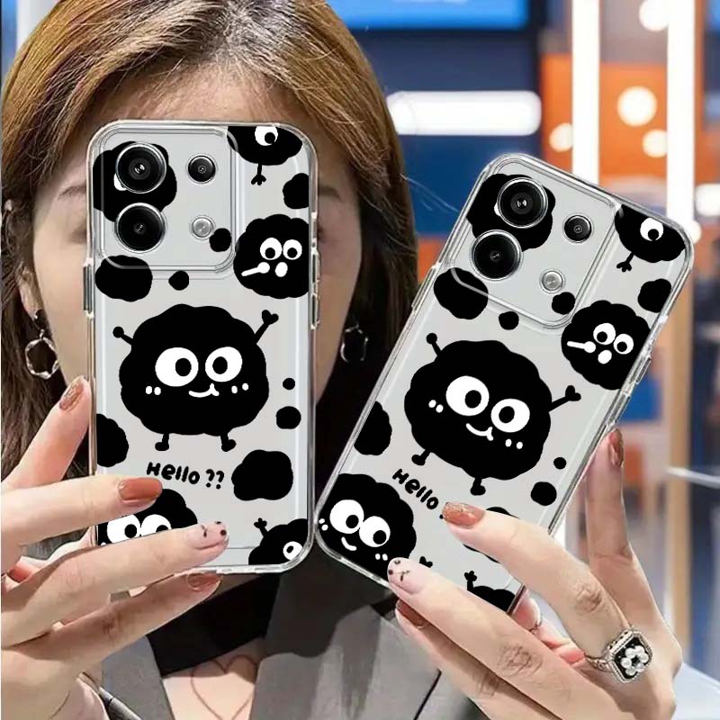 Cute Coal Ball Pattern For Xia - đánh giá và giá Xiaomi Poco X6