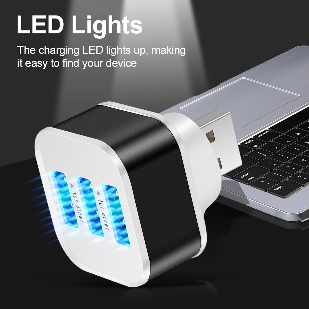 3 Port USB Slots Adaptor Exten - đánh giá và giá Electronics Gadgets For Car