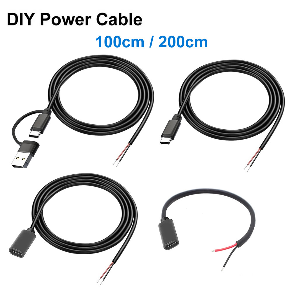 DC 2 Pin Power Cable USB and T - đánh giá và giá Diy Electronics Gadgets