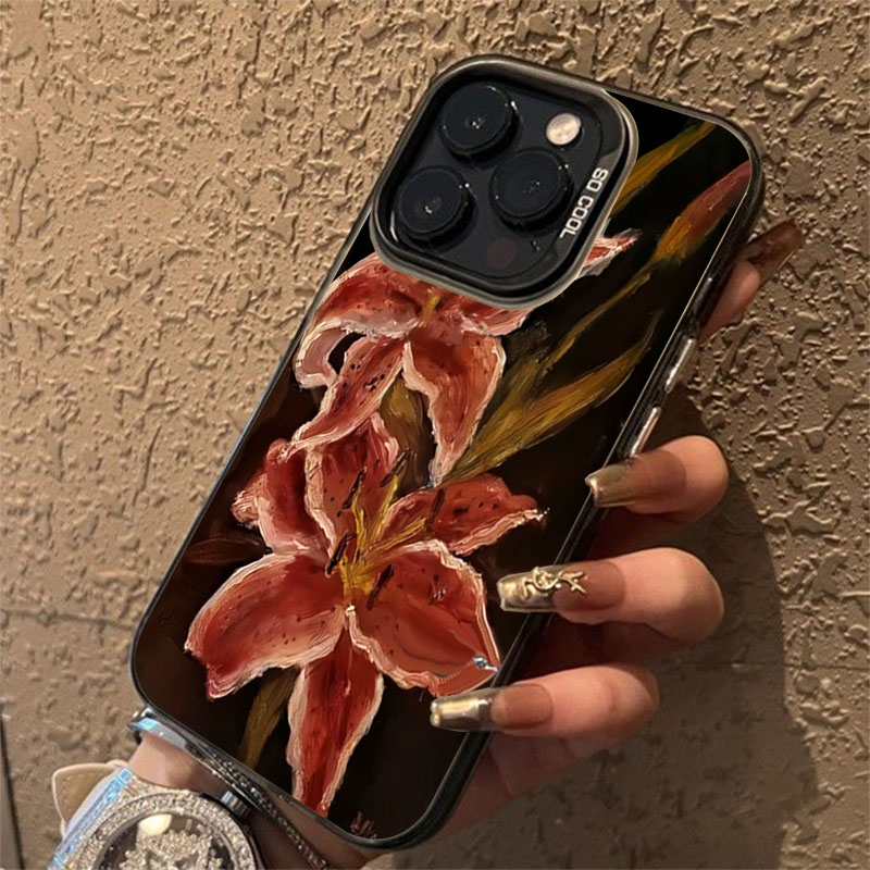 Oil Painting Lily Flower Retro - đánh giá và giá Xiaomi Poco X6