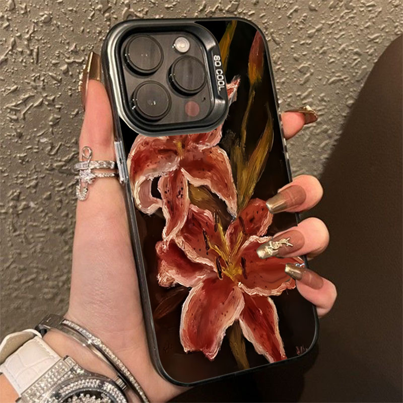 Oil Painting Lily Flower Retro - đánh giá và giá Xiaomi Poco X6