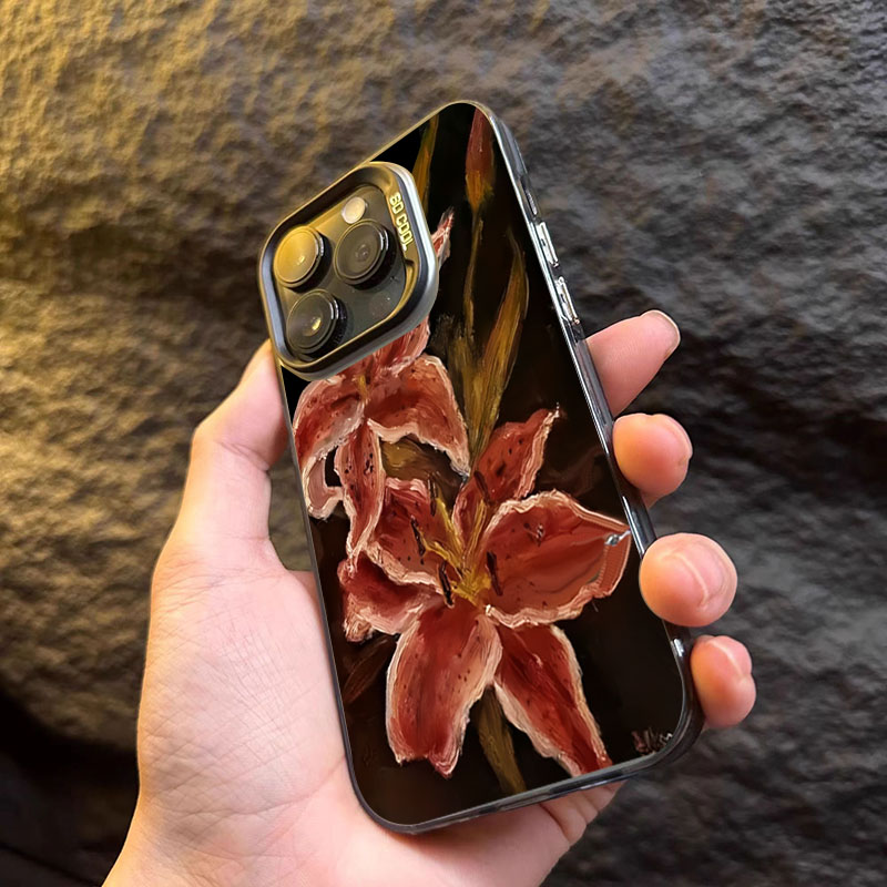 Oil Painting Lily Flower Retro - đánh giá và giá Xiaomi Poco X6