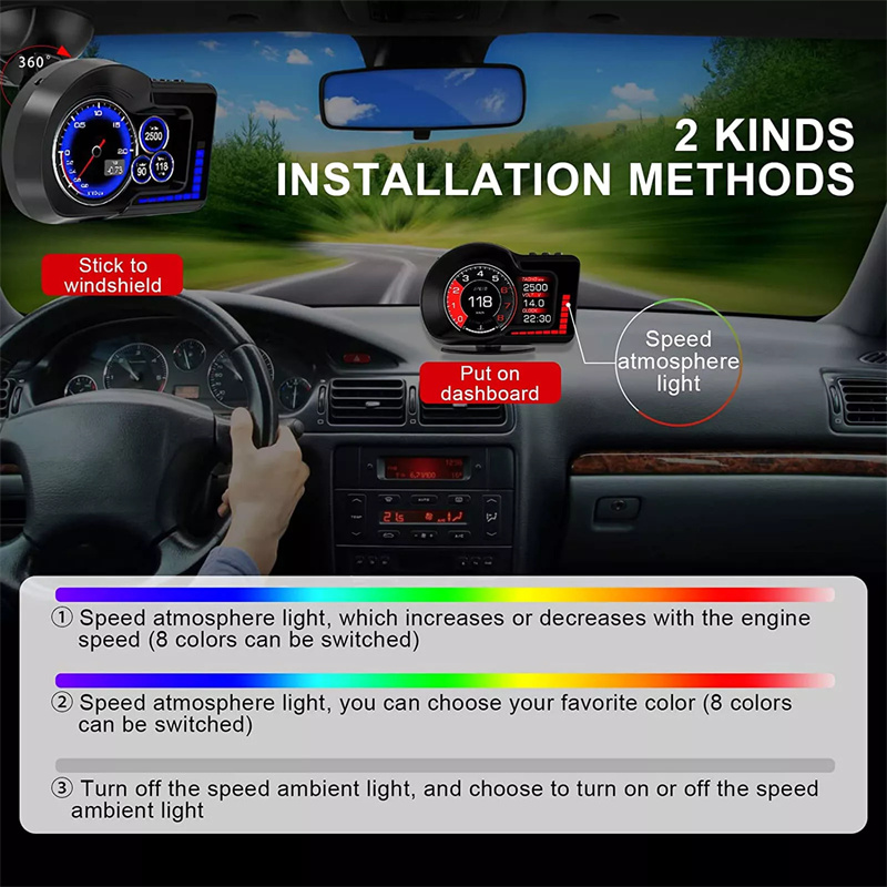 OBD GPS Dual System RPM Gauge  - đánh giá và giá Electronics Gadgets For Car