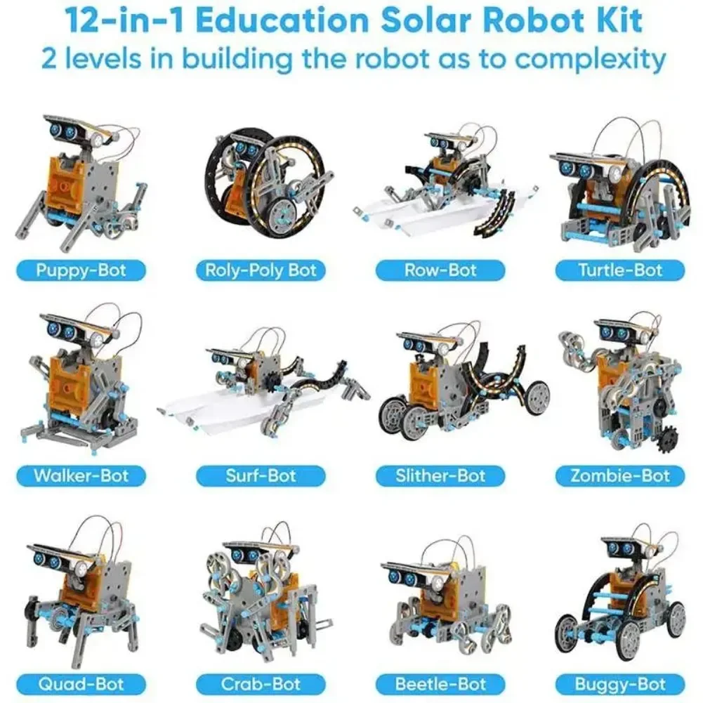 13 in 1 Solar Powered Robot Sc - đánh giá và giá Diy Electronics Gadgets